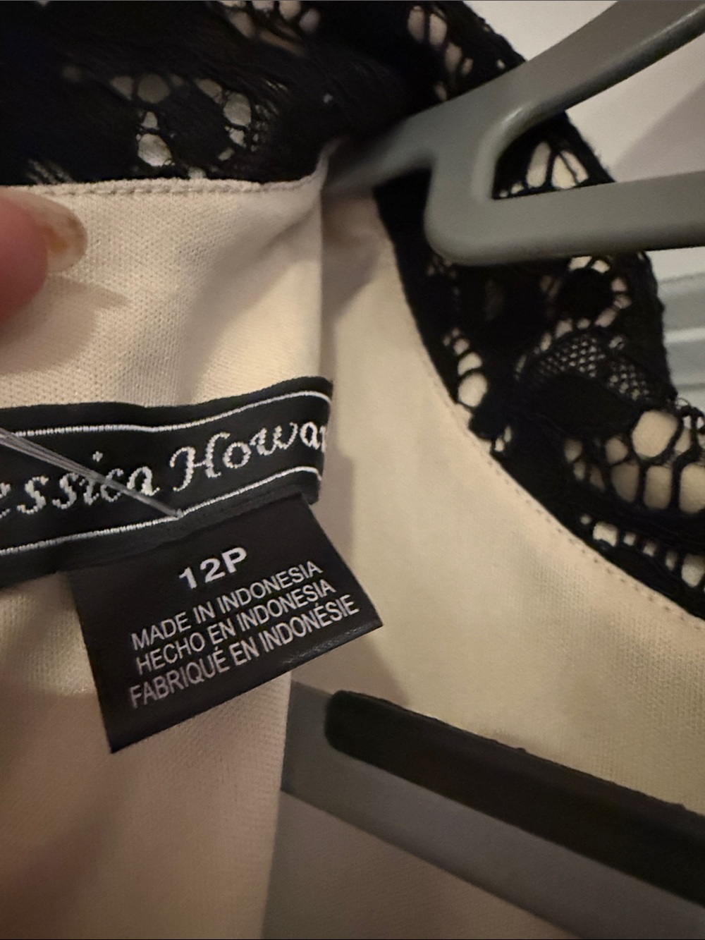 Jessica Howard Black Lace Bodice Jumpsuit - Picture 5 of 5